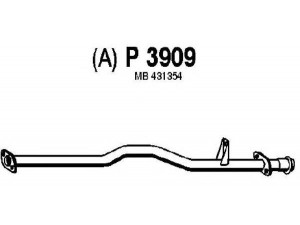 FENNO P3909 vidurinis duslintuvas 
 Išmetimo sistema -> Duslintuvas
MB431353, MB431354