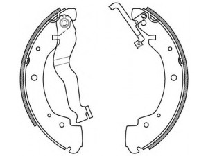 OPEN PARTS BSA2153.00 stabdžių trinkelių komplektas 
 Techninės priežiūros dalys -> Papildomas remontas
701609531D, 701609531E, 701609532D