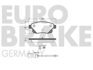 EUROBRAKE 5502222565 stabdžių trinkelių rinkinys, diskinis stabdys 
 Techninės priežiūros dalys -> Papildomas remontas
1371454, 1433958, 1530602, 1554524