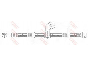 TRW PHD317 stabdžių žarnelė 
 Stabdžių sistema -> Stabdžių žarnelės
46411ST3E01, 46411ST3E02, SHB100560