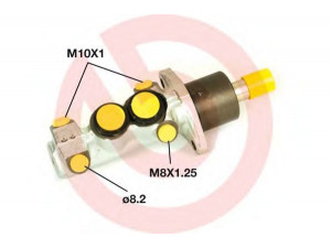 BREMBO M 85 047 pagrindinis cilindras, stabdžiai 
 Stabdžių sistema -> Pagrindinis stabdžių cilindras
010133, 03212206463, 0986480834