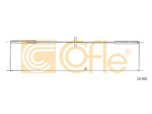 COFLE 12.501 kabelis, šildytuvo sklendė 
 Šildymas / vėdinimas -> Šildytuvo sklendės
111711629E