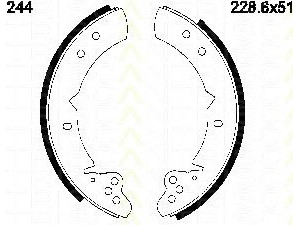 TRISCAN 8100 13525 stabdžių trinkelių komplektas 
 Techninės priežiūros dalys -> Papildomas remontas
04495-32020