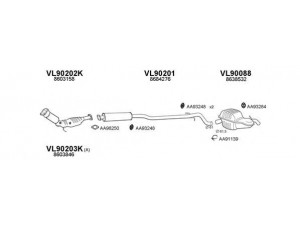 VENEPORTE 900074 išmetimo sistema 
 Išmetimo sistema -> Išmetimo sistema, visa