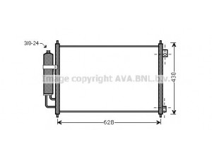 AVA QUALITY COOLING DN5328D kondensatorius, oro kondicionierius 
 Oro kondicionavimas -> Kondensatorius
92100JG000