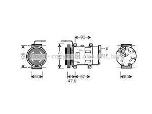 AVA QUALITY COOLING RTK434 kompresorius, oro kondicionierius 
 Oro kondicionavimas -> Kompresorius/dalys
7700871663, 7701499847