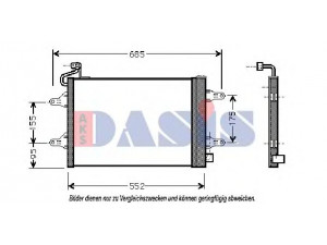 AKS DASIS 492000N kondensatorius, oro kondicionierius 
 Oro kondicionavimas -> Kondensatorius
5Z0820411D, 6Q0820411B, 6Q0820411K
