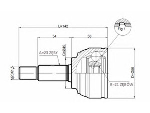 STATIM C.534 jungčių komplektas, kardaninis velenas 
 Ratų pavara -> Sujungimai/komplektas
39211AY125