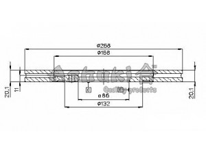 ASHUKI M608-06 stabdžių diskas 
 Stabdžių sistema -> Diskinis stabdys -> Stabdžių diskas
BG2678/DELPHI, BR-4721/KBP, DDF608/FERODO BERAL