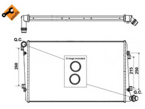 NRF 53813 radiatorius, variklio aušinimas 
 Aušinimo sistema -> Radiatorius/alyvos aušintuvas -> Radiatorius/dalys
1K0121251AK, 1K0121251AM, 1K0121251AK