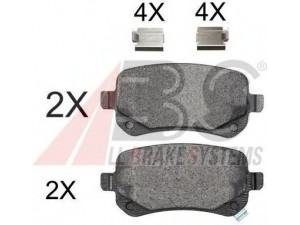 A.B.S. 37733 OE stabdžių trinkelių rinkinys, diskinis stabdys 
 Techninės priežiūros dalys -> Papildomas remontas
68029887AA, 68044761AA, 68029887AA