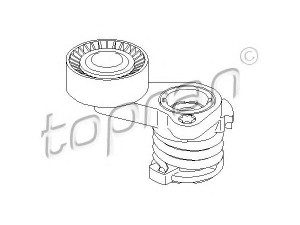 TOPRAN 501 497 diržo įtempiklis, V formos rumbuotas diržas 
 Diržinė pavara -> V formos rumbuotas diržas/komplektas -> Dirželio įtempiklis (įtempimo blokas)
1128 7 530 314, 7 530 314