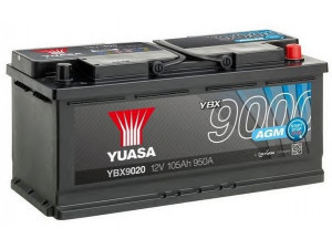 YUASA YBX9020 starterio akumuliatorius 
 Elektros įranga -> Akumuliatorius