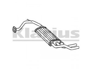 KLARIUS 220128 galinis duslintuvas 
 Išmetimo sistema -> Duslintuvas
18307SH3G43, 18307SH3J24