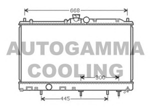 AUTOGAMMA 105398 radiatorius, variklio aušinimas
MR968734