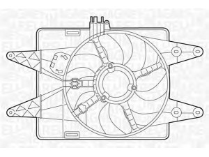 MAGNETI MARELLI 069422025010 ventiliatorius, radiatoriaus 
 Aušinimo sistema -> Oro aušinimas
46737733, 46810057