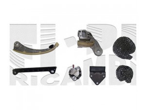 CALIBER KCC130 pavaros grandinės komplektas 
 Variklis -> Variklio uždegimo laiko reguliavimo kontrolė -> Sinchronizavimo grandinė/įtempiklis/kreiptuvas -> Pavaros grandinės komplektas