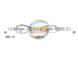 ODM-MULTIPARTS 18-272281 kardaninis velenas 
 Ratų pavara -> Kardaninis velenas