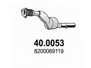 ASSO 40.0053 katalizatoriaus keitiklis 
 Išmetimo sistema -> Katalizatoriaus keitiklis
8200069119