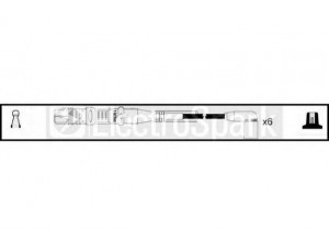 STANDARD OEK786 uždegimo laido komplektas 
 Kibirkšties / kaitinamasis uždegimas -> Uždegimo laidai/jungtys
021 905 409 AD