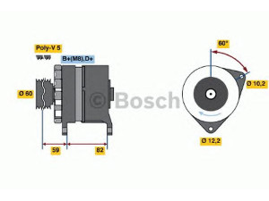BOSCH 0 120 469 940 kintamosios srovės generatorius 
 Elektros įranga -> Kint. sr. generatorius/dalys -> Kintamosios srovės generatorius