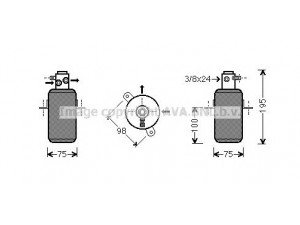 AVA QUALITY COOLING MSD266 džiovintuvas, oro kondicionierius 
 Oro kondicionavimas -> Džiovintuvas
1408300083, 1408300183