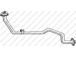 BOSAL 834-663 išleidimo kolektorius 
 Išmetimo sistema -> Išmetimo vamzdžiai
17410-54200, 17410-54201, 17410-54210