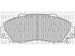 BORG & BECK BBP1845 stabdžių trinkelių rinkinys, diskinis stabdys 
 Techninės priežiūros dalys -> Papildomas remontas
45022S10A02, 45022S10E50, 45022S10G00