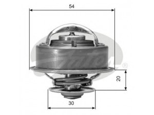 GATES TH03782G1 termostatas, aušinimo skystis 
 Aušinimo sistema -> Termostatas/tarpiklis -> Thermostat
1397909-1