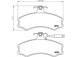 HELLA PAGID 8DB 355 006-011 stabdžių trinkelių rinkinys, diskinis stabdys 
 Techninės priežiūros dalys -> Papildomas remontas
9938205, 1611458680, 424833, 425028