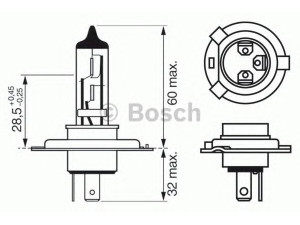 BOSCH 1 987 302 042 lemputė, prožektorius; lemputė, priekinis žibintas 
 Kėbulas -> Pagalbiniai žibintai/dalys -> Prožektorius/dalys -> Lemputė, prožektorius