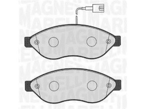 MAGNETI MARELLI 363916060189 stabdžių trinkelių rinkinys, diskinis stabdys 
 Techninės priežiūros dalys -> Papildomas remontas
425356, 425461, 425462, 77364014