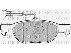 BORG & BECK BBP1557 stabdžių trinkelių rinkinys, diskinis stabdys 
 Techninės priežiūros dalys -> Papildomas remontas