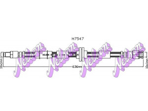 Brovex-Nelson H7547 stabdžių žarnelė 
 Stabdžių sistema -> Stabdžių žarnelės
51780396, 60698795