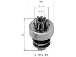 MAGNETI MARELLI 940113020317 krumpliaratis, starteris