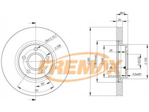 FREMAX BD-3937 stabdžių diskas 
 Stabdžių sistema -> Diskinis stabdys -> Stabdžių diskas
1223664, 1223666, 1323566, 1373370
