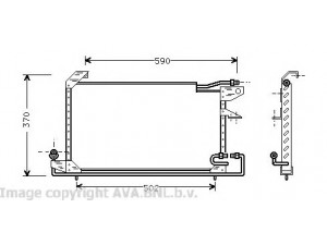 AVA QUALITY COOLING VW5151 kondensatorius, oro kondicionierius 
 Oro kondicionavimas -> Kondensatorius
535820411D