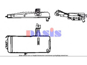 AKS DASIS 132650T išsiplėtimo bakelis, aušinimo skystis 
 Aušinimo sistema -> Radiatorius/alyvos aušintuvas -> Išsiplėtimo bakelis, variklio aušinimo skystis
0005000549, A0005000549