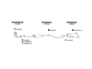 VENEPORTE 450706 išmetimo sistema 
 Išmetimo sistema -> Išmetimo sistema, visa