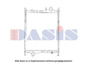 AKS DASIS 440187N radiatorius, variklio aušinimas