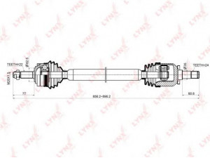 LYNXauto CD-4604 kardaninis velenas
2110-2215010