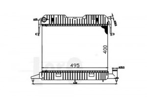 LORO 037-017-0058 radiatorius, variklio aušinimas 
 Aušinimo sistema -> Radiatorius/alyvos aušintuvas -> Radiatorius/dalys
1300009, 13000098, 52453033, 90280691