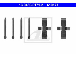 ATE 13.0460-0171.2 priedų komplektas, diskinių stabdžių trinkelės 
 Stabdžių sistema -> Diskinis stabdys -> Stabdžių dalys/priedai