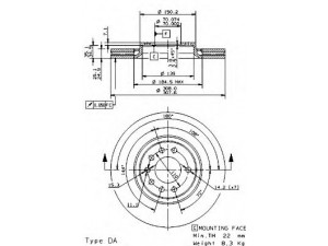 BREMBO 09.9369.10 stabdžių diskas 
 Stabdžių sistema -> Diskinis stabdys -> Stabdžių diskas
569061, 4567798, 5055389, 5084769