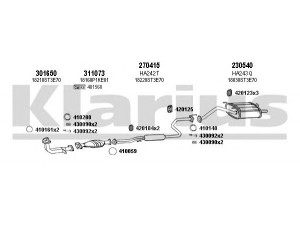 KLARIUS 420163E išmetimo sistema 
 Išmetimo sistema -> Išmetimo sistema, visa