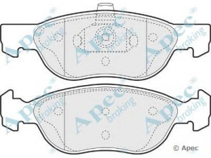 APEC braking PAD1114 stabdžių trinkelių rinkinys, diskinis stabdys 
 Techninės priežiūros dalys -> Papildomas remontas
71752986, 77362149, 77362269, 77363321