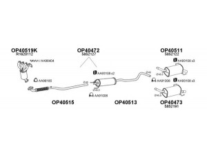 VENEPORTE 770204 išmetimo sistema