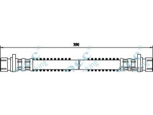 APEC braking HOS3180 stabdžių žarnelė 
 Stabdžių sistema -> Stabdžių žarnelės
NTC7670, STC2656