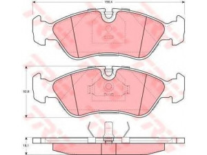 TRW GTD1079 stabdžių rinkinys, diskiniai stabdžiai 
 Stabdžių sistema -> Diskinis stabdys -> Stabdžių remonto rinkinys