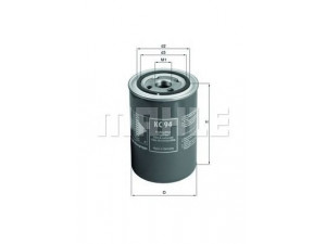 KNECHT KC 94 kuro filtras 
 Techninės priežiūros dalys -> Papildomas remontas
1341638, 1372444, 1373082